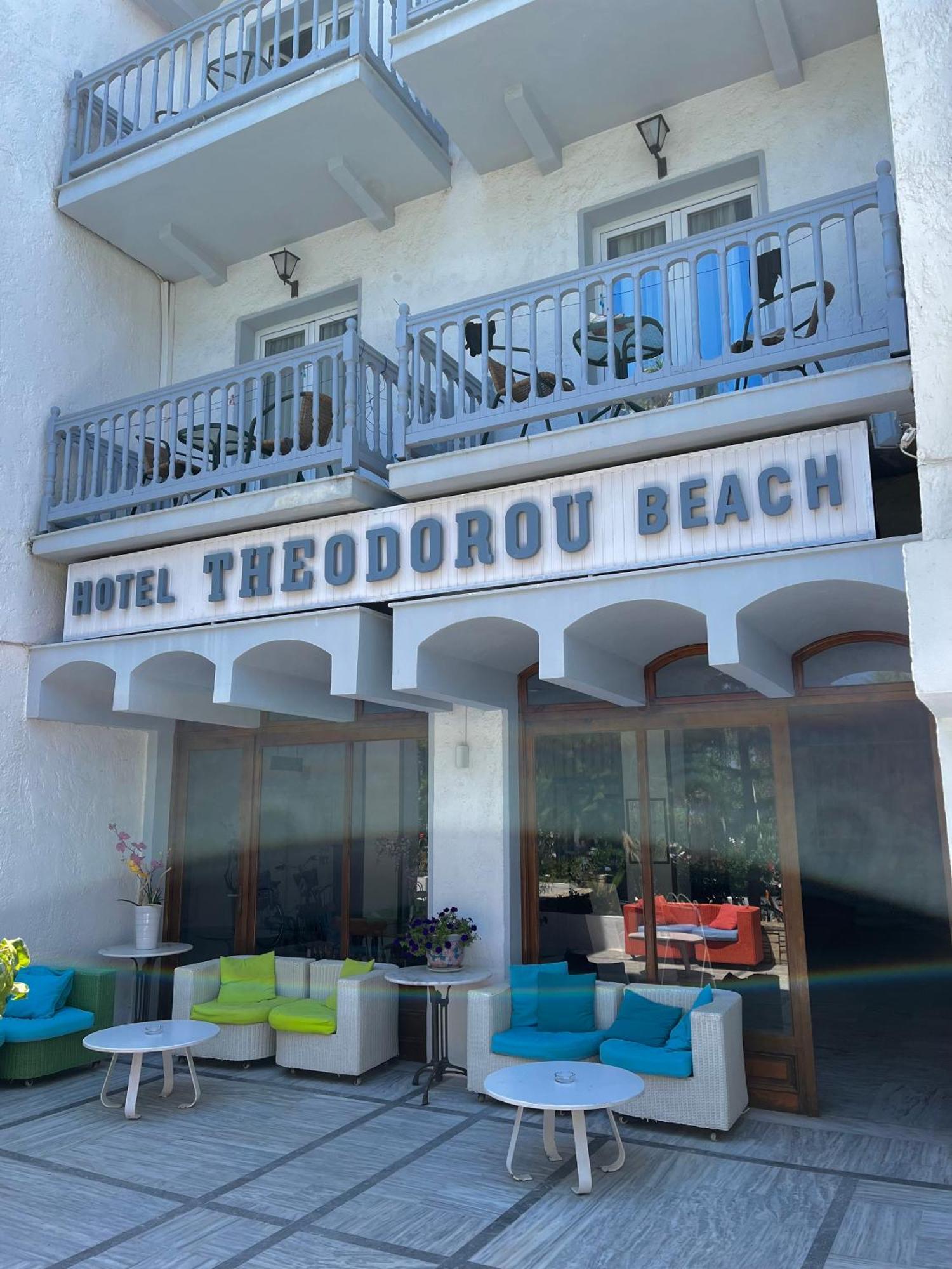 Theodorou Beach Hotel Apartments Psalidi  Dış mekan fotoğraf