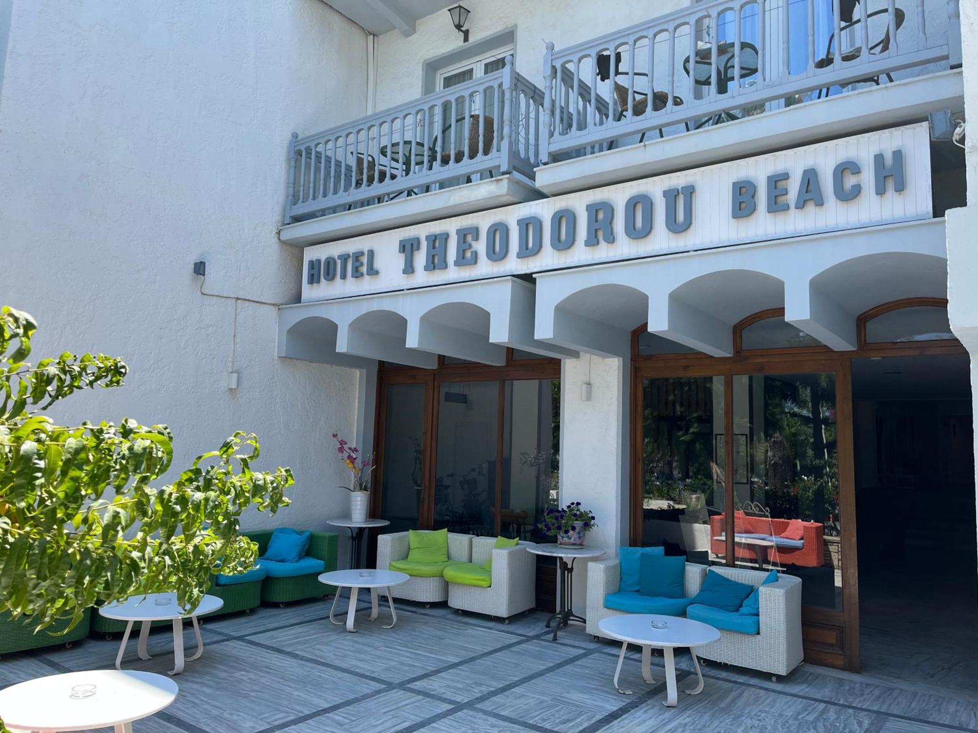 Theodorou Beach Hotel Apartments Psalidi  Dış mekan fotoğraf