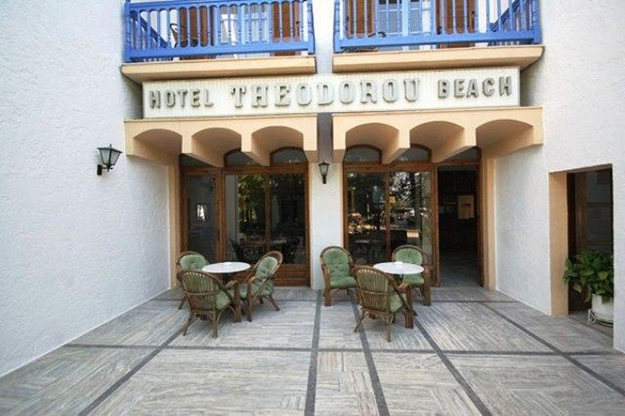 Theodorou Beach Hotel Apartments Psalidi  Dış mekan fotoğraf