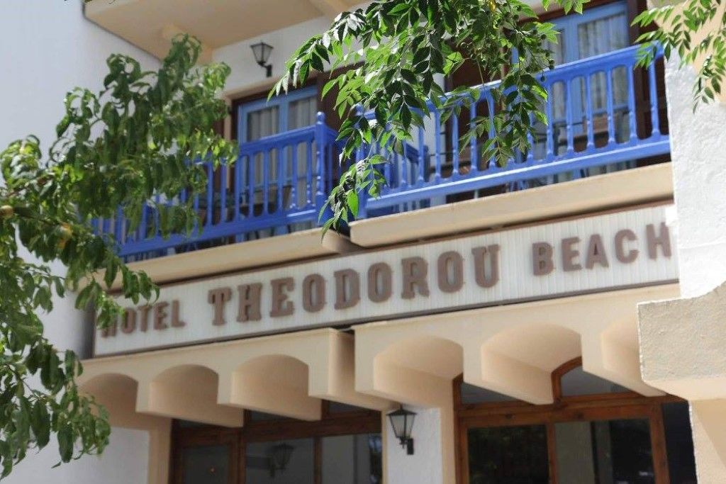 Theodorou Beach Hotel Apartments Psalidi  Dış mekan fotoğraf